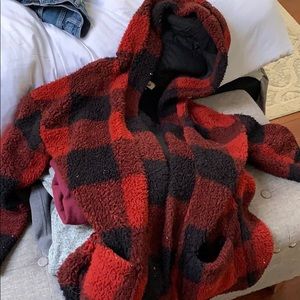 Super soft and trendy fuzzy and soft coat